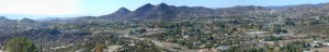 Agua Dulce - view of the Agua Dulce Valley towards southeast